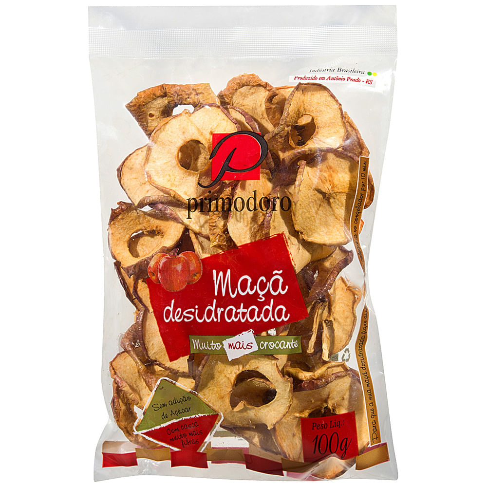 Maçã Desidratada Primodoro 100g