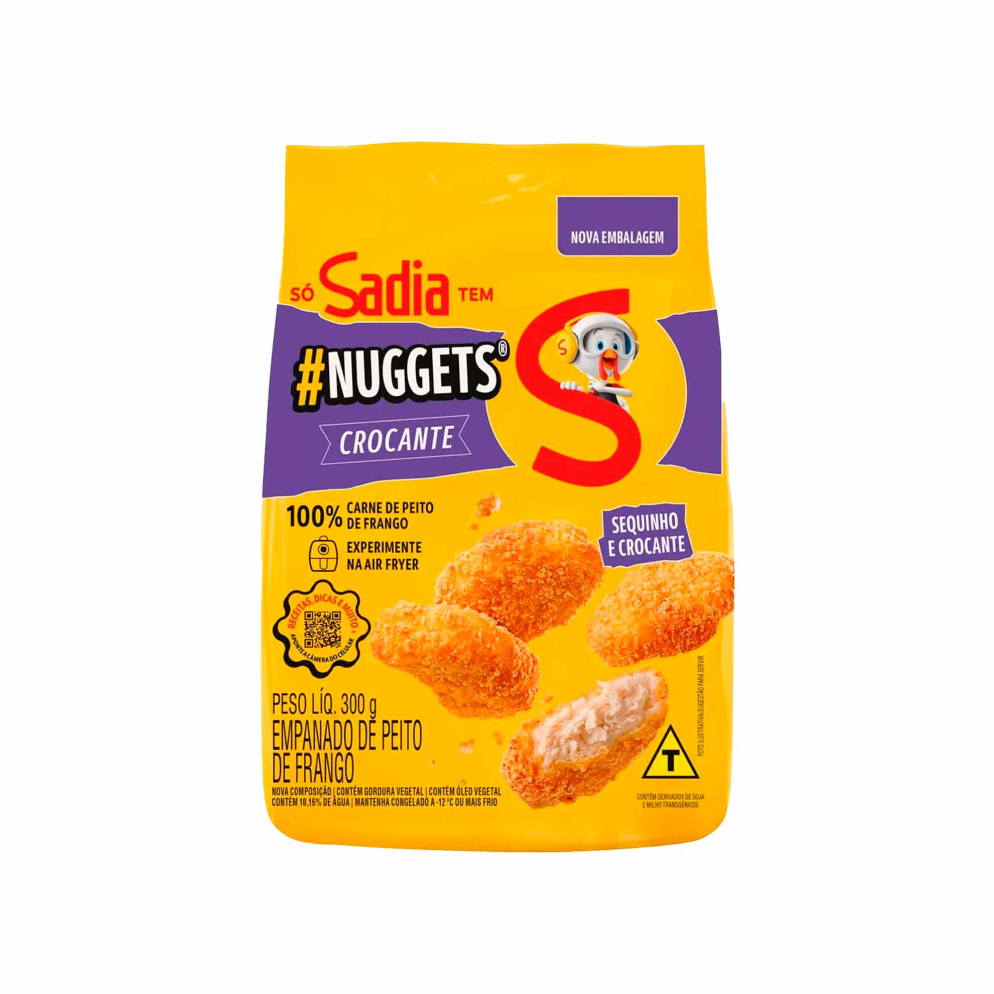 Nuggets de Frango Crocante Congelado Sadia 300g