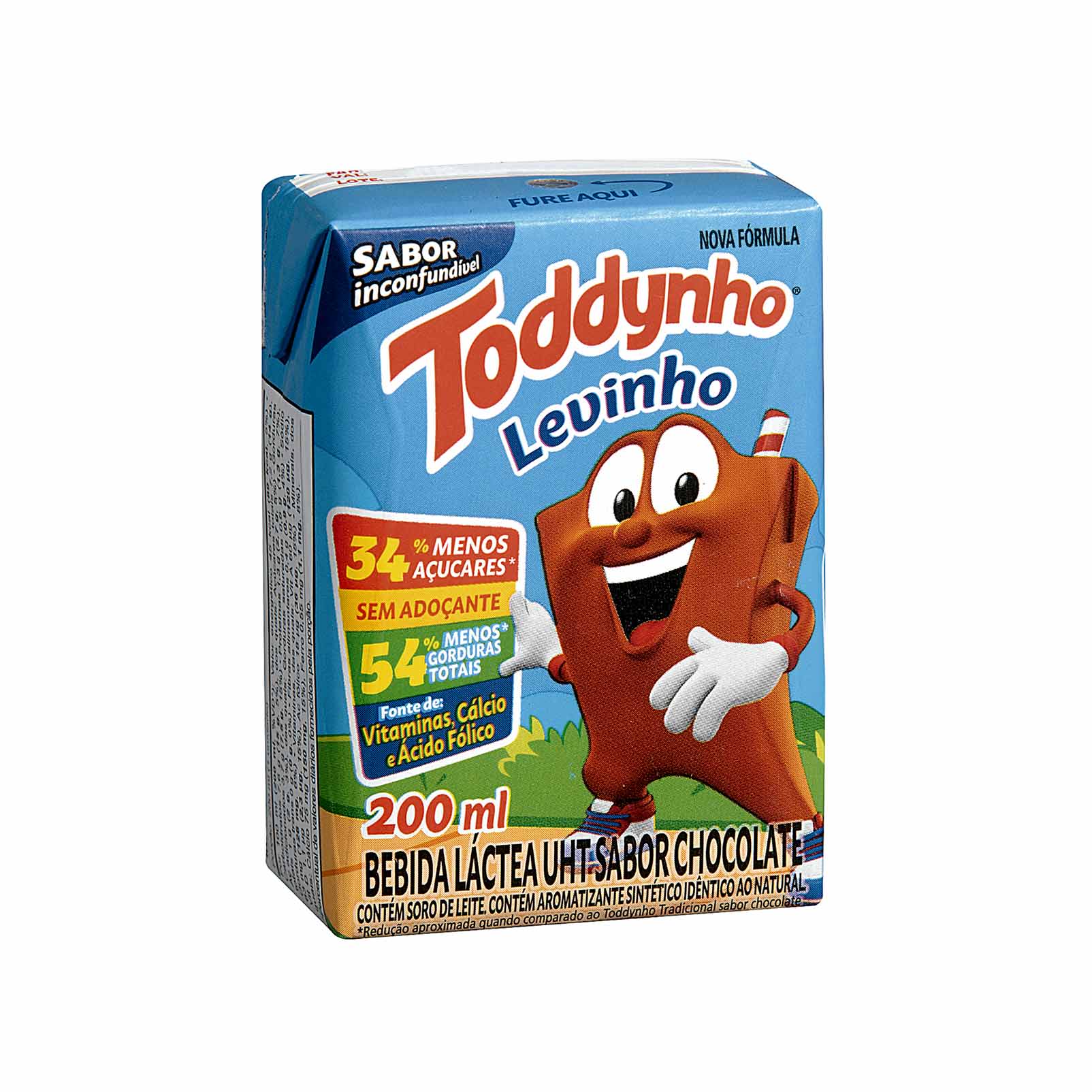 Bebida Láctea Chocolate Levinho Toddynho 200ml