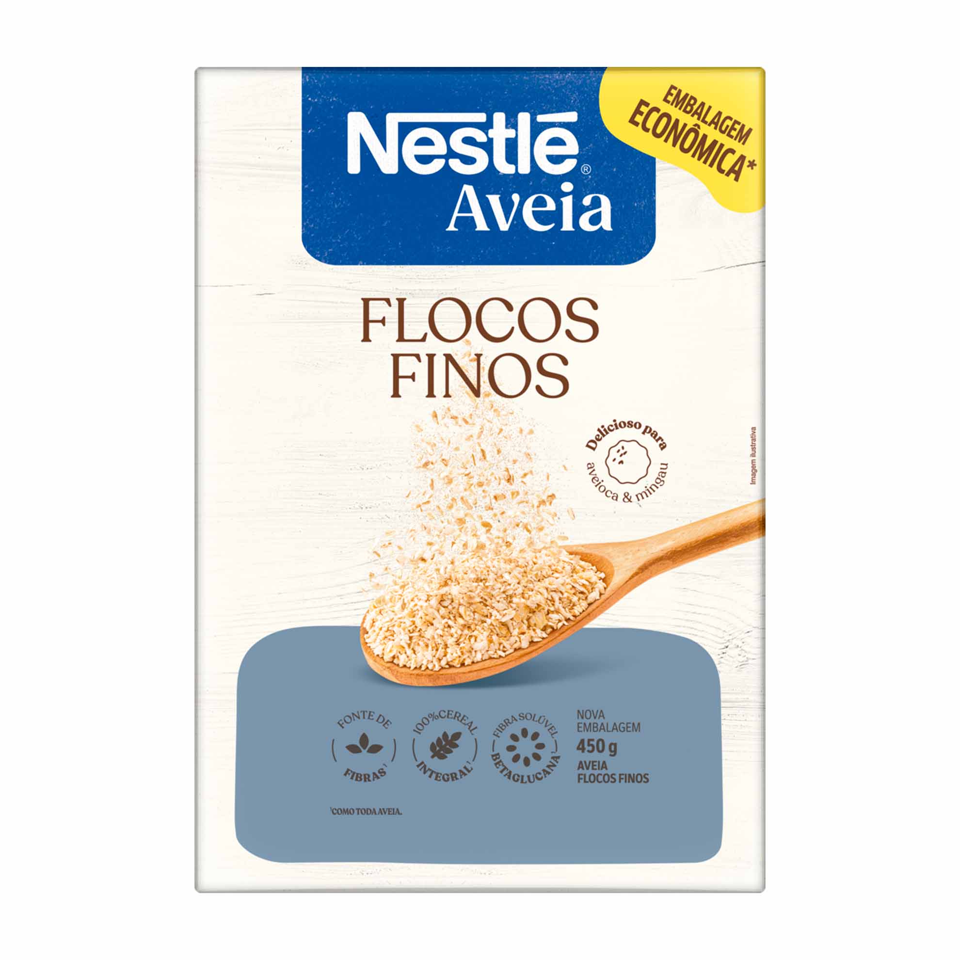 Aveia em Flocos Finos Nestlé 450g