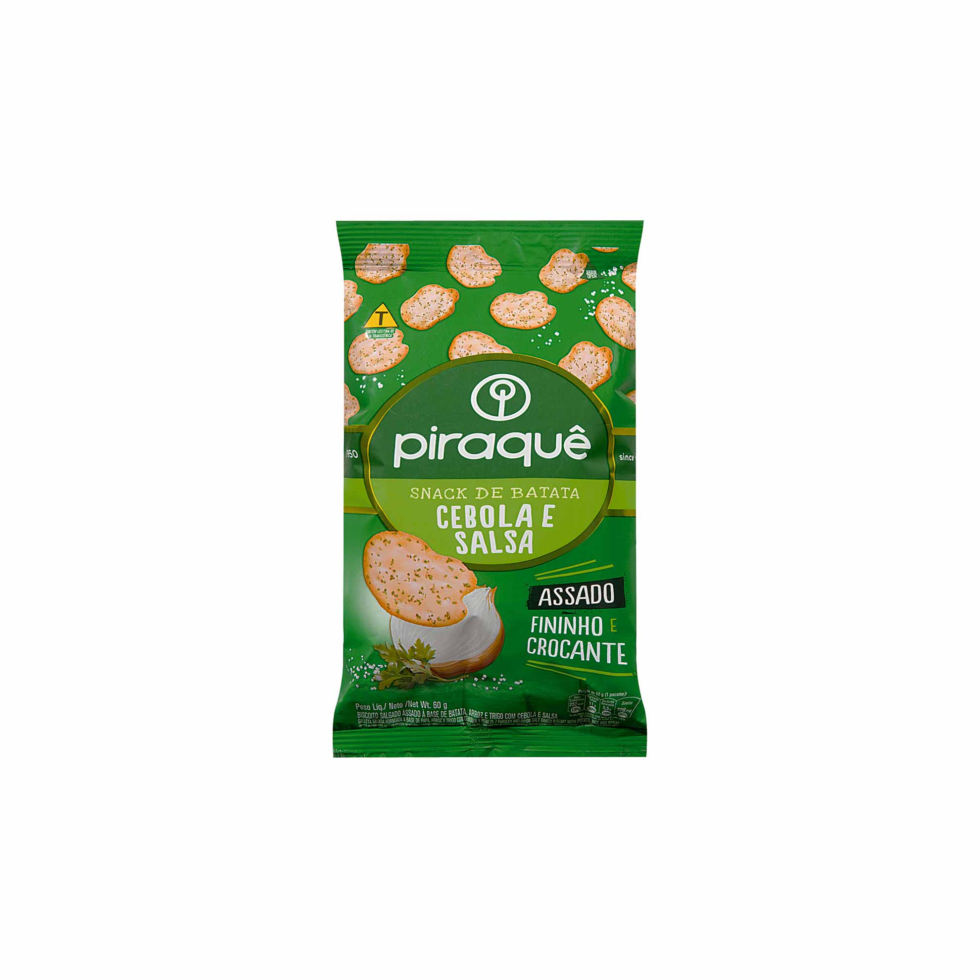 Snack de Batata Assado Cebola e Salsa Piraquê 60g