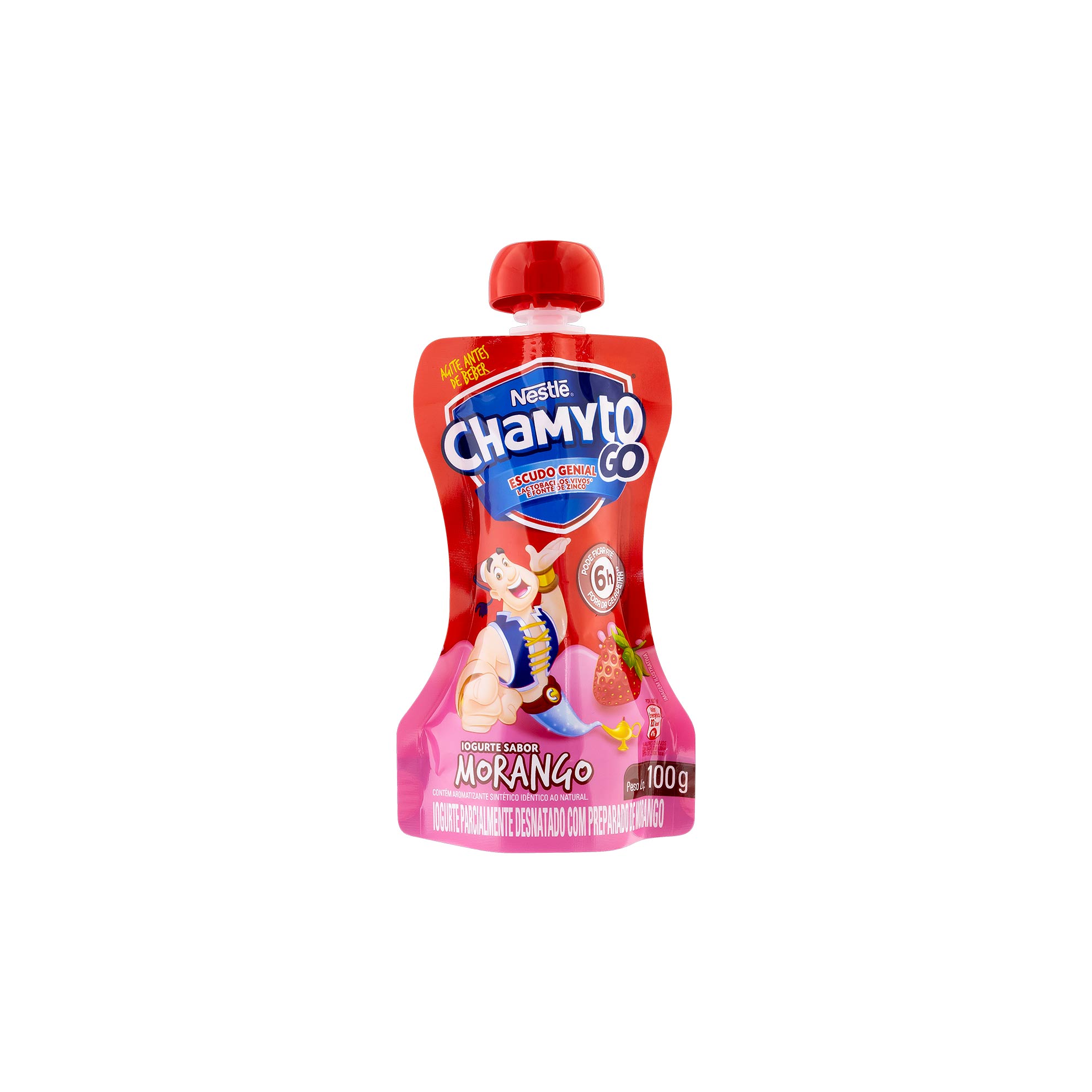 Iogurte de Morango Chamyto Go Nestlé 100g