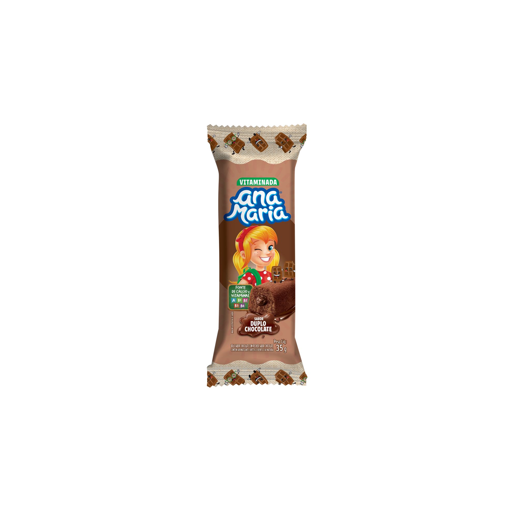 Bolinho de Chocolate Duplo Ana Maria 35g