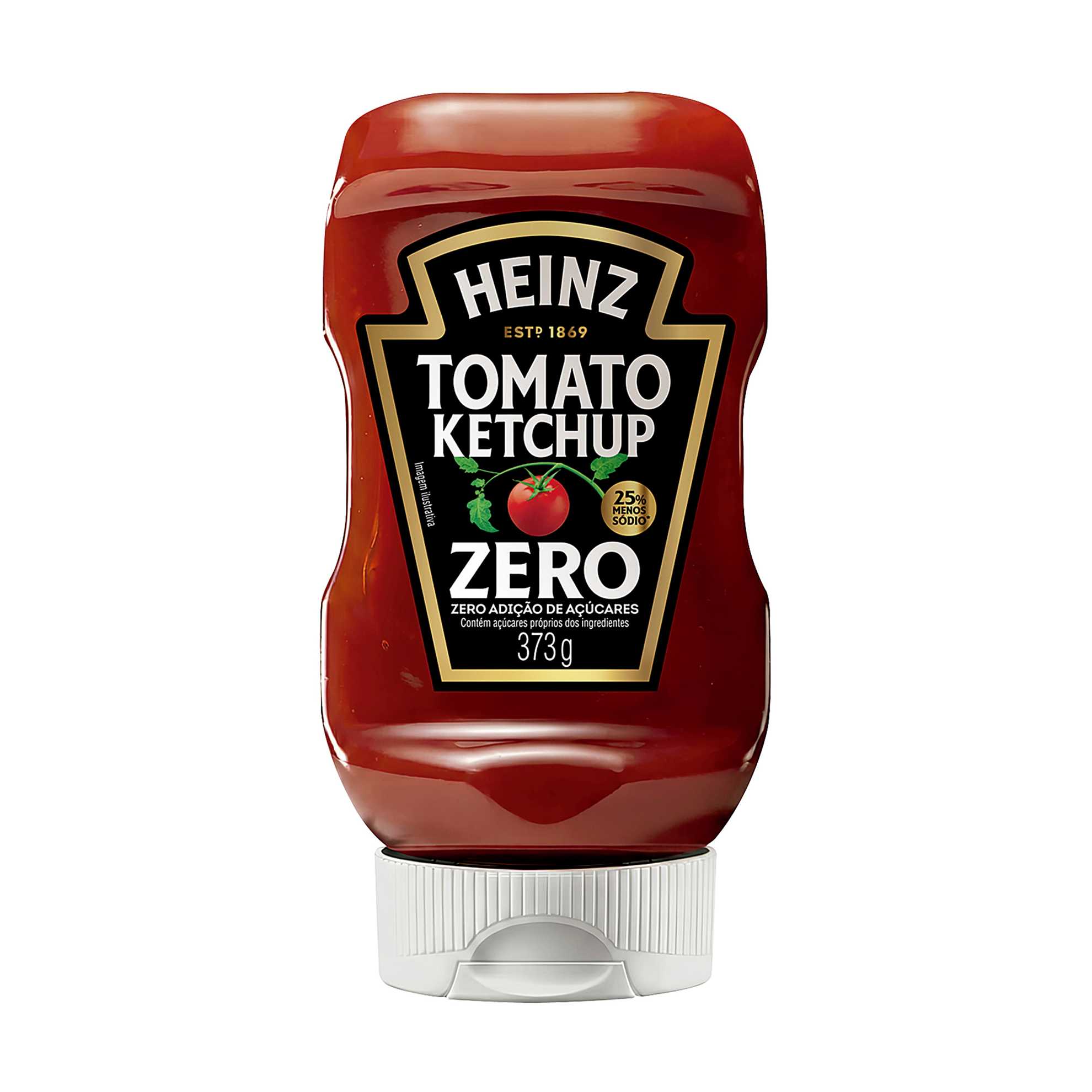 Ketchup Zero Adição de Açúcares Heinz 373g
